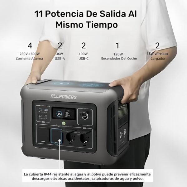 ALLPOWERS R1500: Estación de Energía 1152Wh – 1500W - Imagen 5